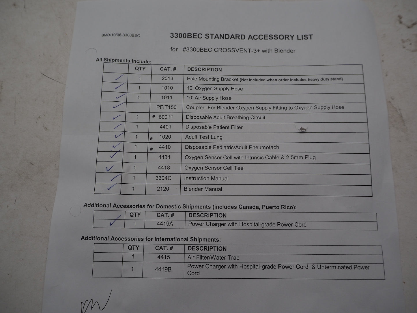 Bio-Med Devices Crossvent 3+ CV-3+ Portable Transport ICU Ventilator - New in Box