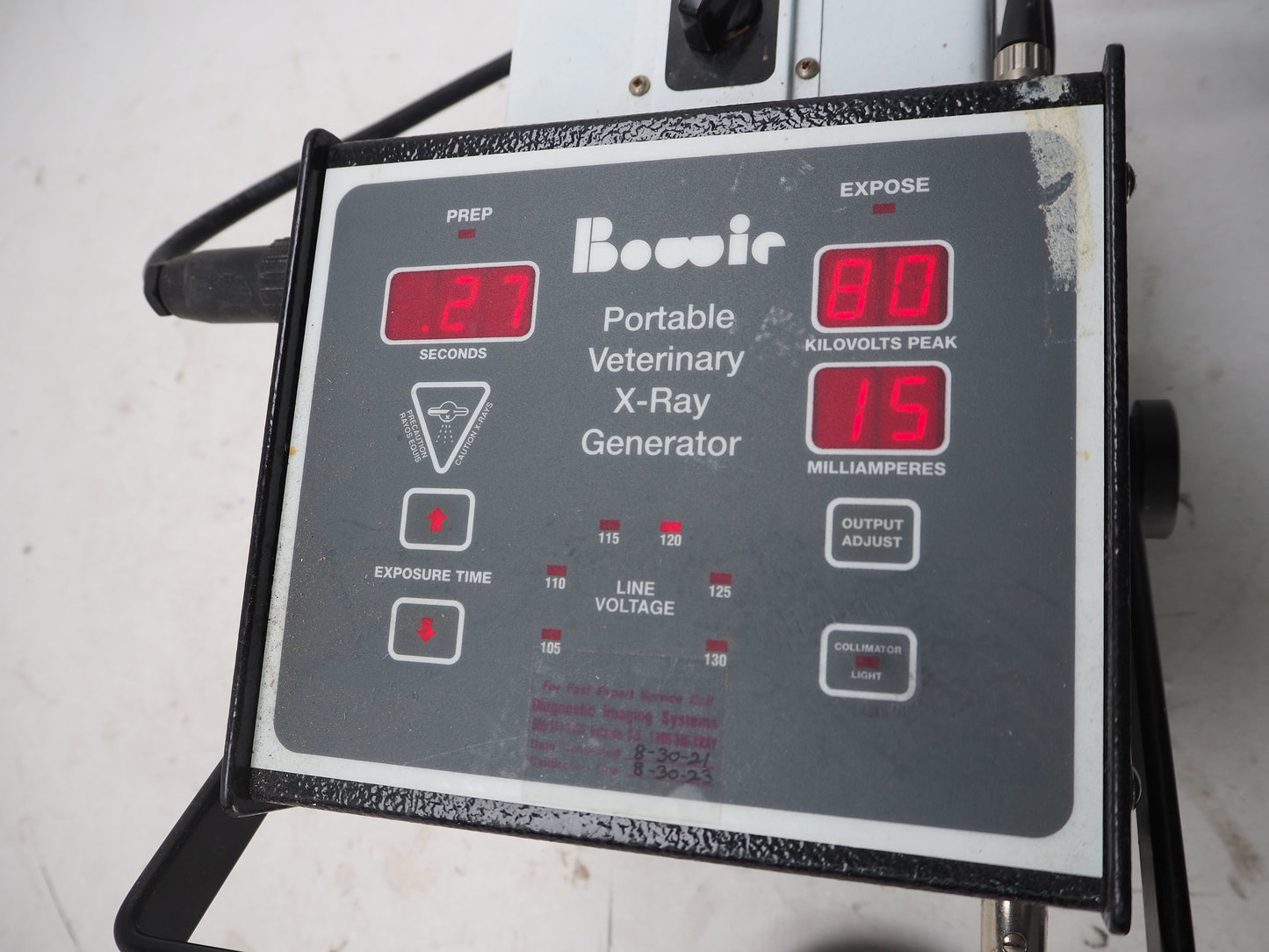 Bowie Portable Veterinary X-Ray Generator PRX-90